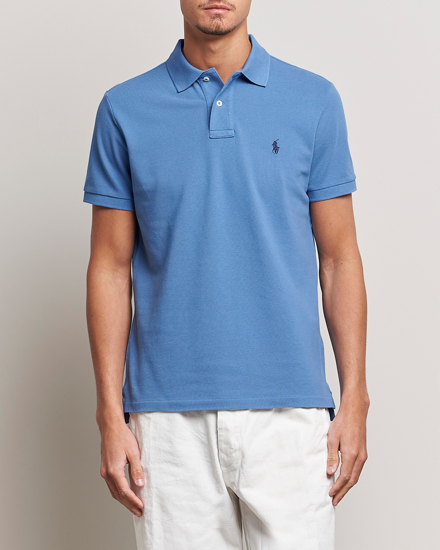 Heren | Polo's | Polo Ralph Lauren | Custom Slim Fit Polo French Blue