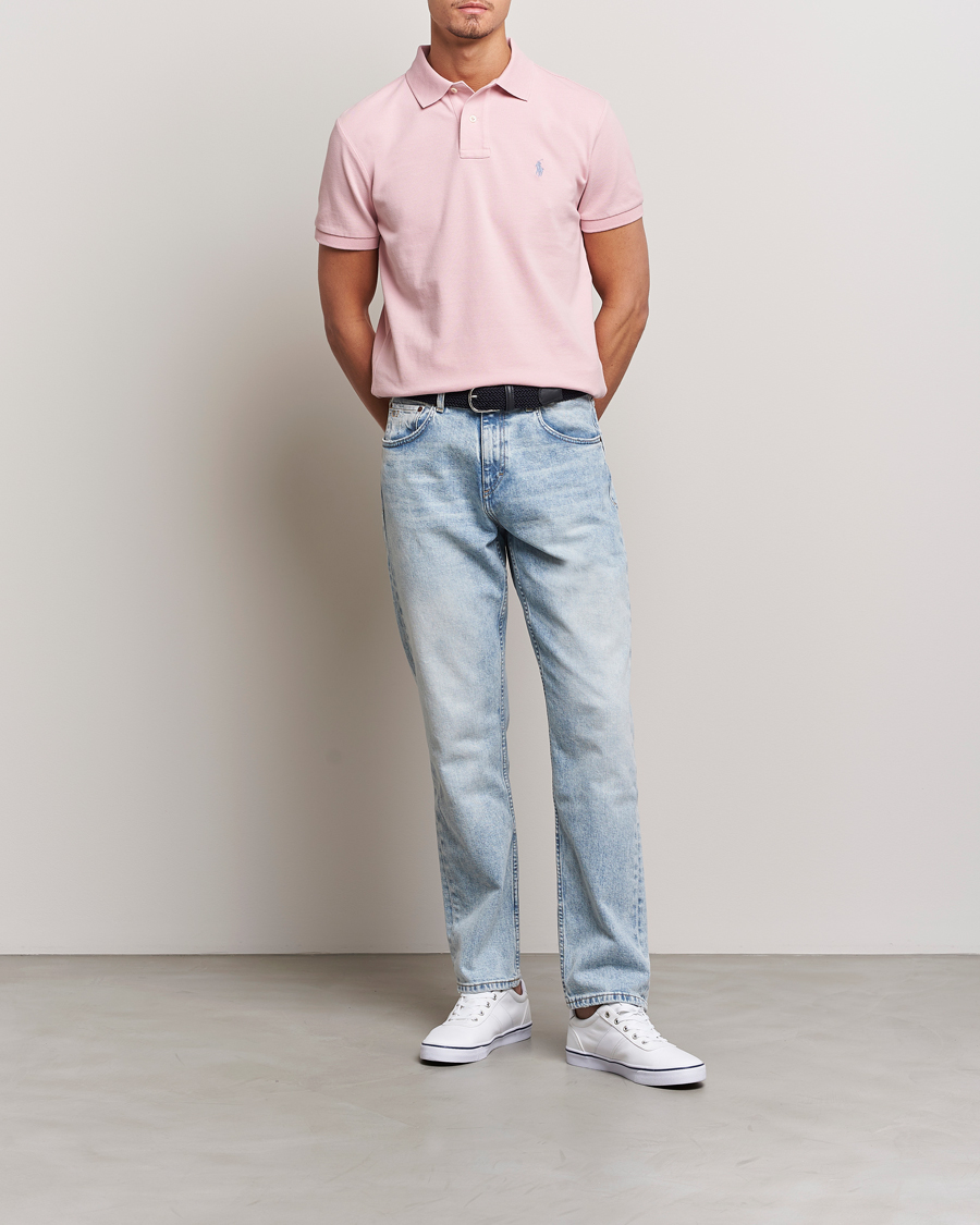 Heren | Polo's | Polo Ralph Lauren | Custom Slim Fit Polo Chino Pink