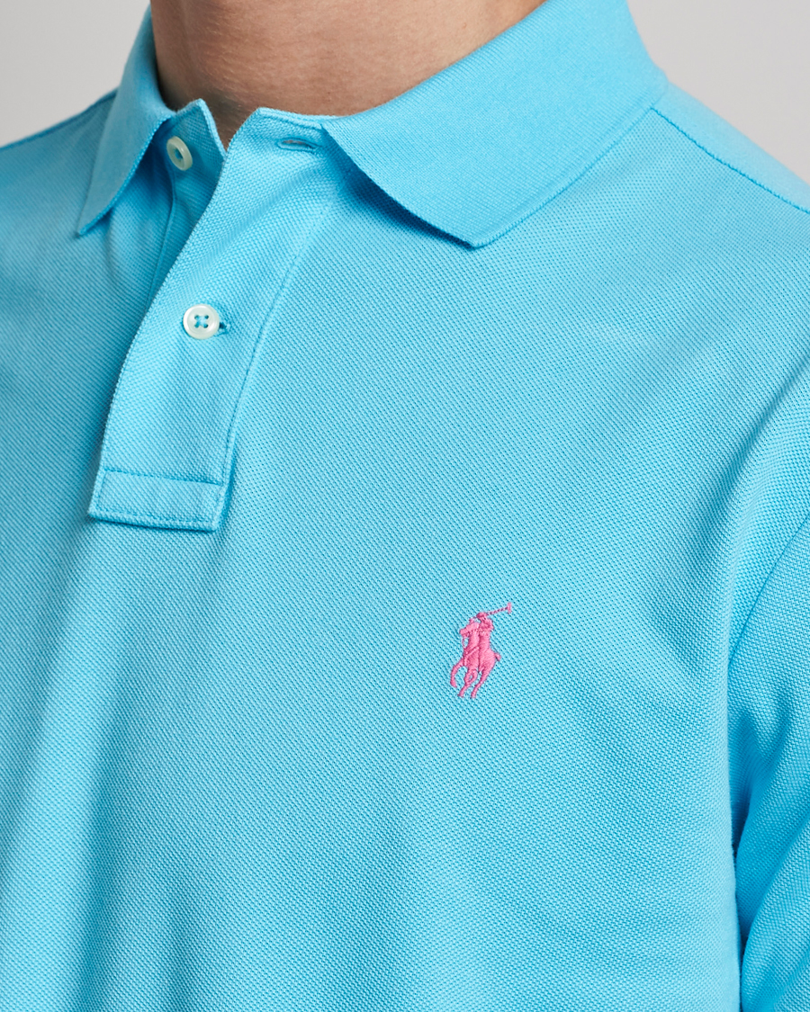 Heren | Polo's | Polo Ralph Lauren | Custom Slim Fit Polo Turquoise Nova