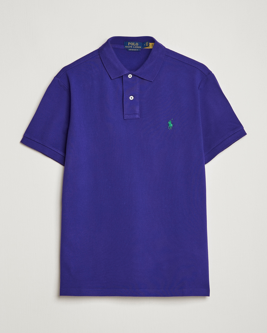 Heren | Polo's | Polo Ralph Lauren | Custom Slim Fit Polo Chalet Purple