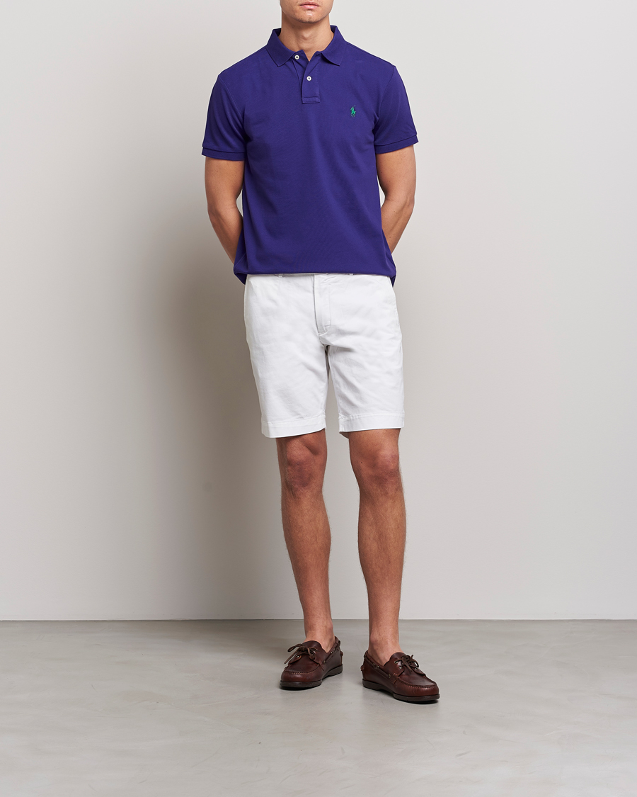 Heren | Polo's | Polo Ralph Lauren | Custom Slim Fit Polo Chalet Purple