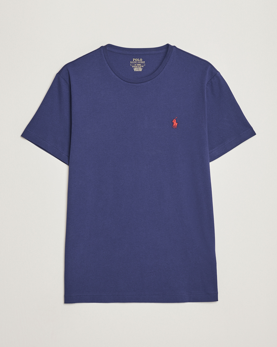 Heren | T-shirts | Polo Ralph Lauren | Crew Neck T-Shirt Boathouse Navy
