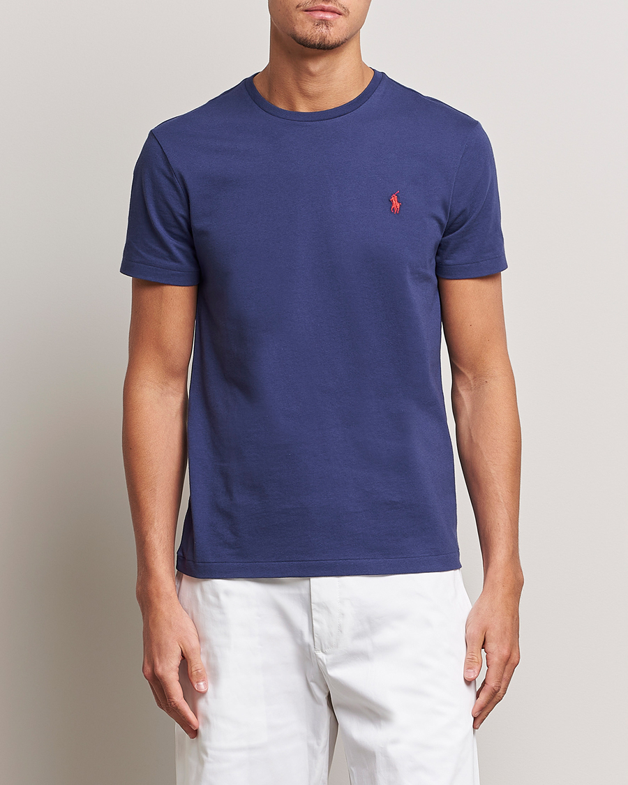 Heren | T-shirts | Polo Ralph Lauren | Crew Neck T-Shirt Boathouse Navy