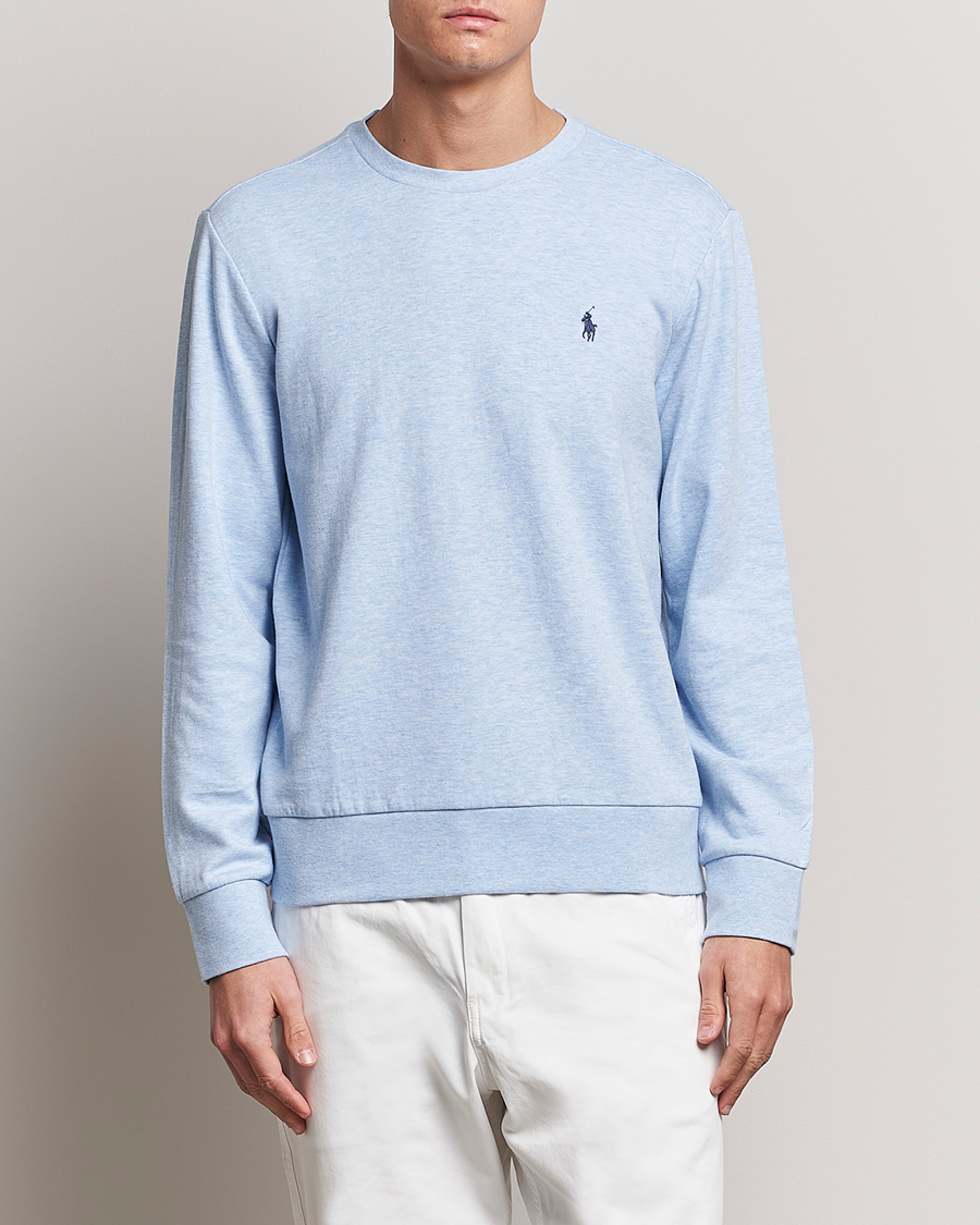 Heren | Truien | Polo Ralph Lauren | Double Knitted Jersey Sweatshirt Elite Blue Heather