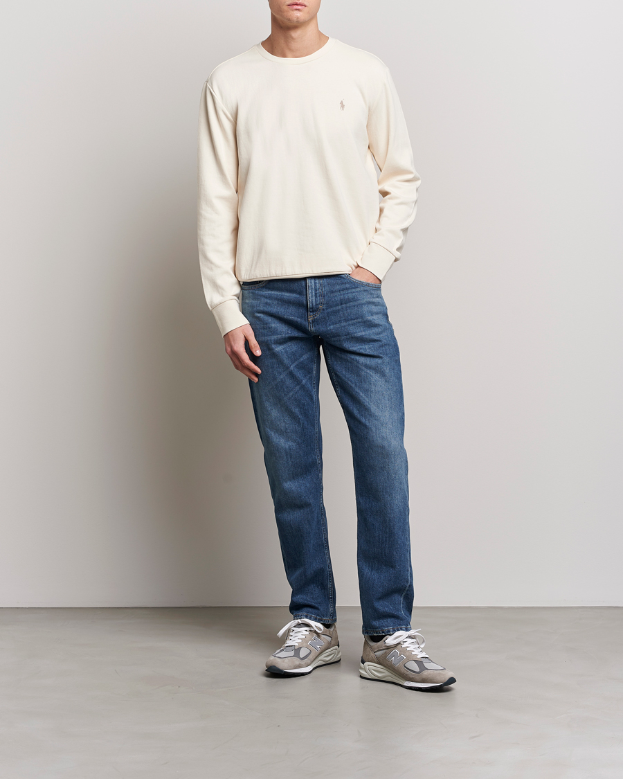 Heren | Truien | Polo Ralph Lauren | Double Knitted Jersey Sweatshirt Guide Cream