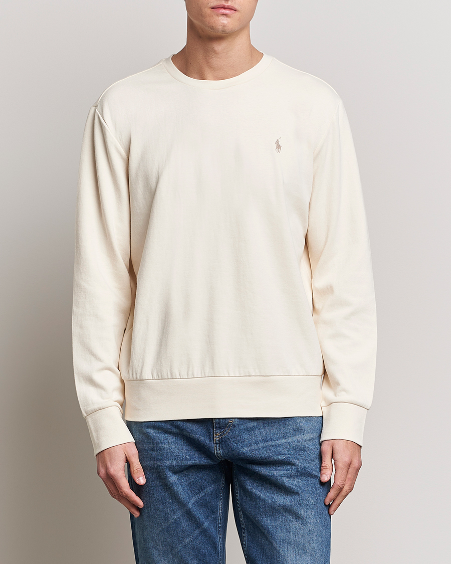 Heren | Truien | Polo Ralph Lauren | Double Knitted Jersey Sweatshirt Guide Cream