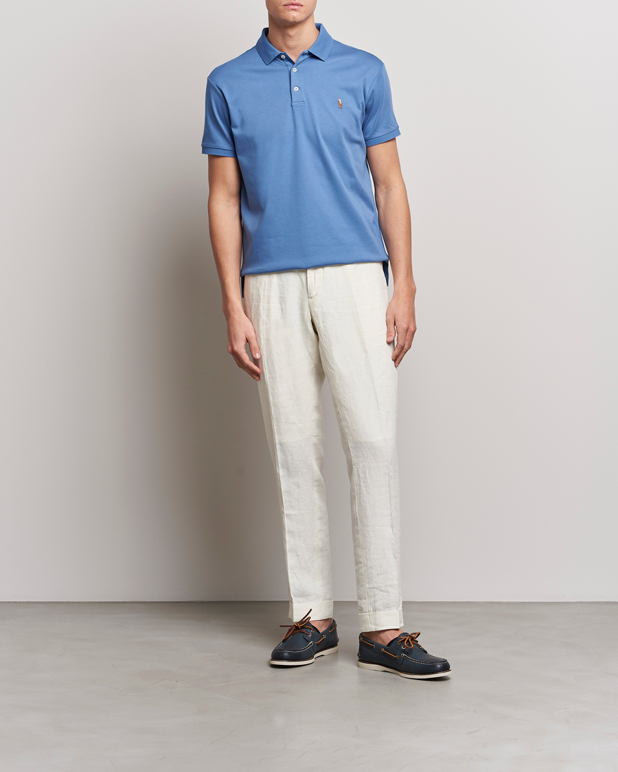 Heren | Polo's | Polo Ralph Lauren | Luxury Pima Cotton Polo French Blue