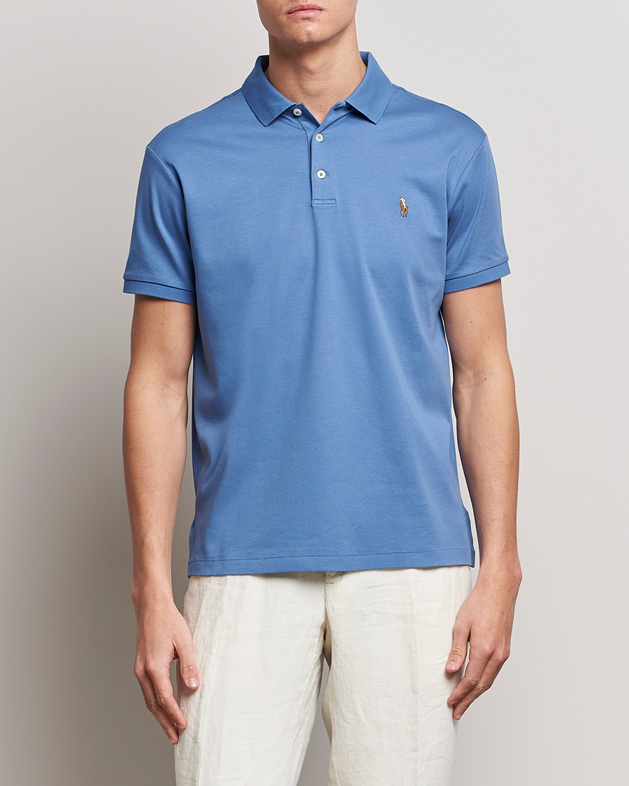 Heren | Polo's | Polo Ralph Lauren | Luxury Pima Cotton Polo French Blue