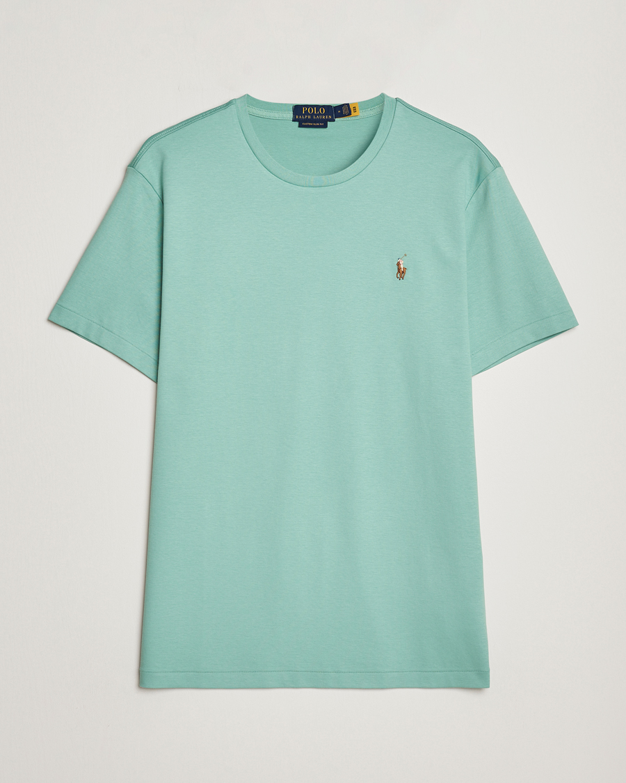 Heren | T-shirts | Polo Ralph Lauren | Luxury Pima Cotton Crew Neck T-Shirt Essex Green