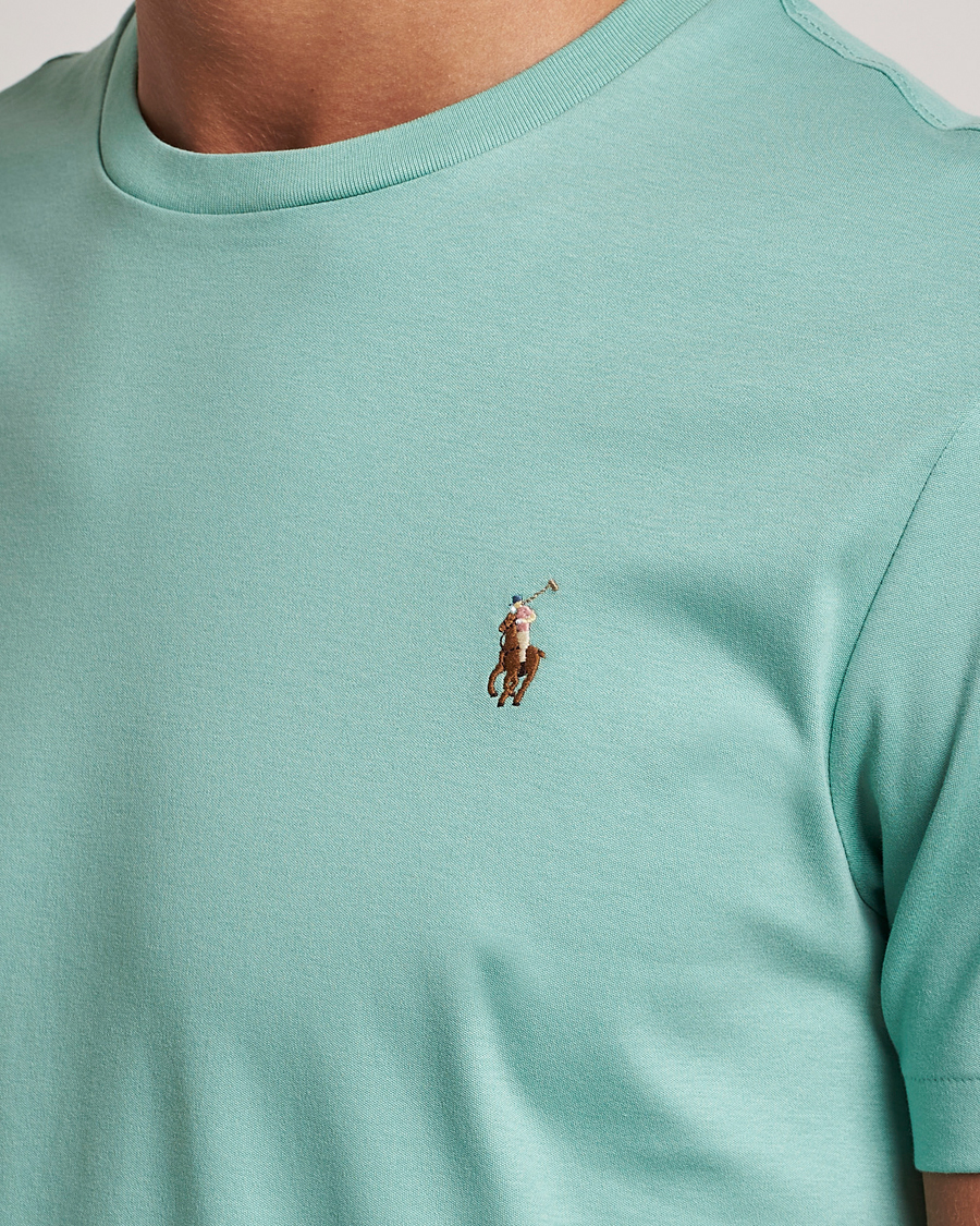 Heren | T-shirts | Polo Ralph Lauren | Luxury Pima Cotton Crew Neck T-Shirt Essex Green
