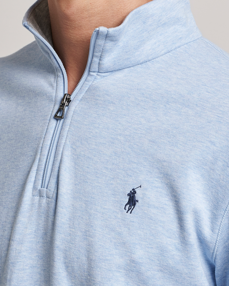 Heren | Truien | Polo Ralph Lauren | Tech Double Knit Half Zip Office Blue Heather