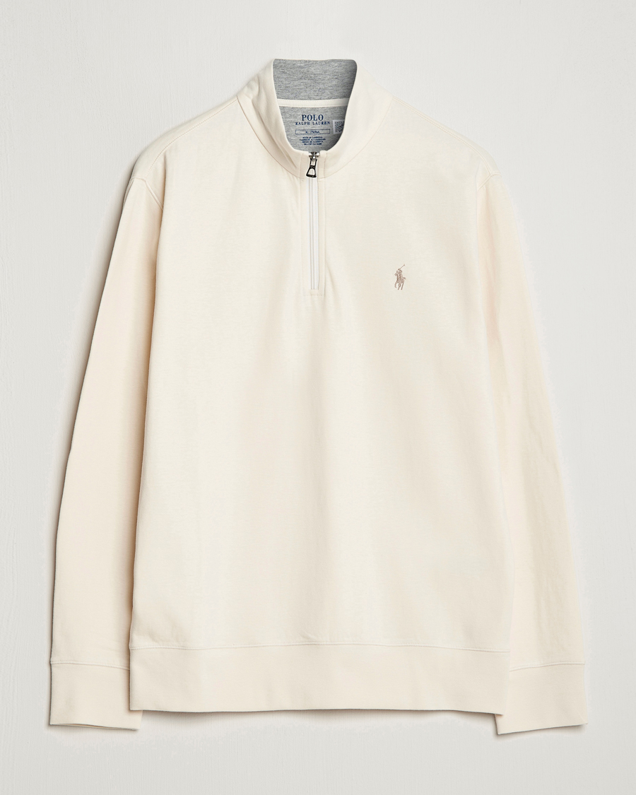 Heren | Truien | Polo Ralph Lauren | Tech Double Knit Half Zip Guide Cream