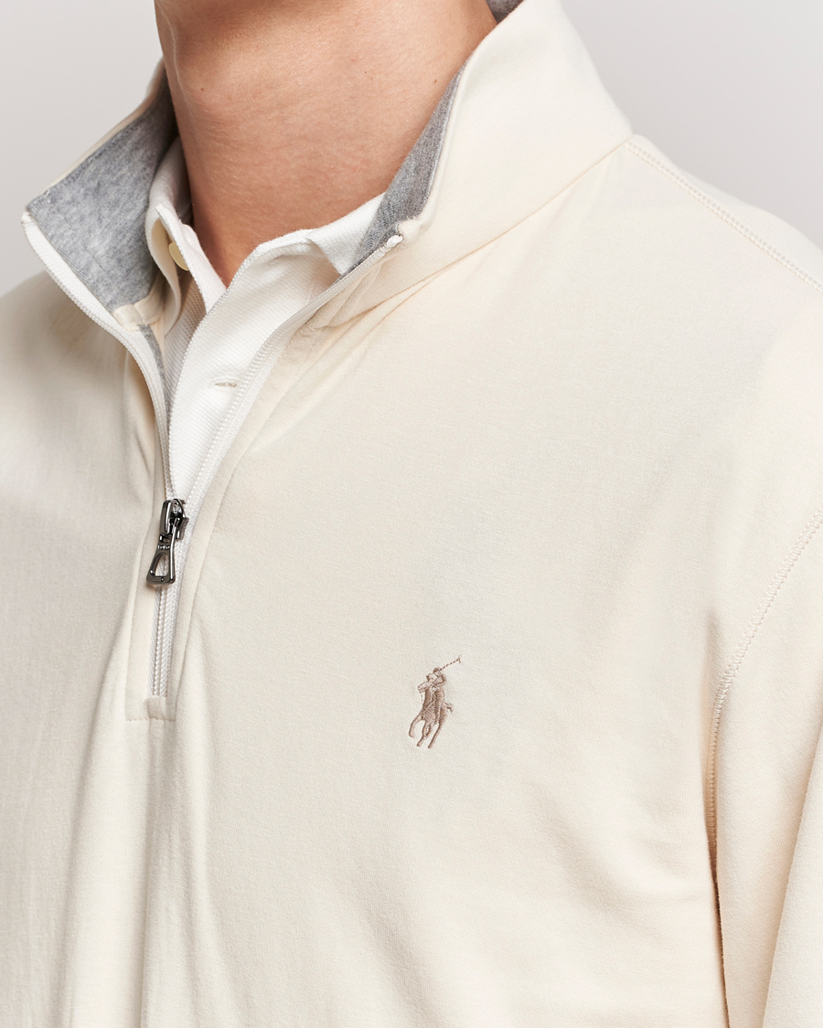 Heren | Truien | Polo Ralph Lauren | Tech Double Knit Half Zip Guide Cream