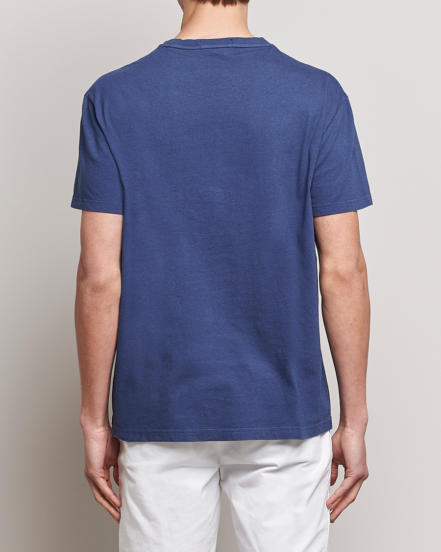 Heren | T-shirts | Polo Ralph Lauren | Cotton/Linen Crew Neck T-Shirt Boathouse Navy