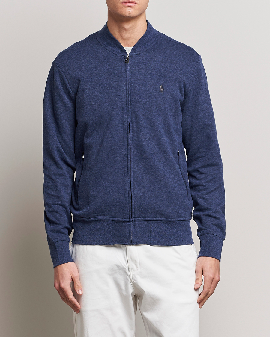 Heren | Truien | Polo Ralph Lauren | Double Knit Full-Zip Sweater Spring Navy Heather