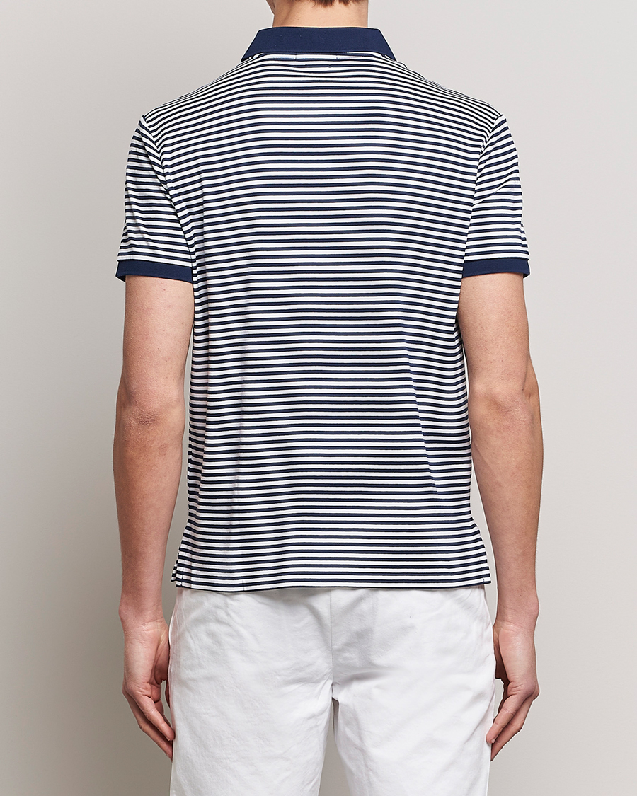 Heren | Polo's | Polo Ralph Lauren | Luxury Pima Cotton Striped Polo French Navy/White