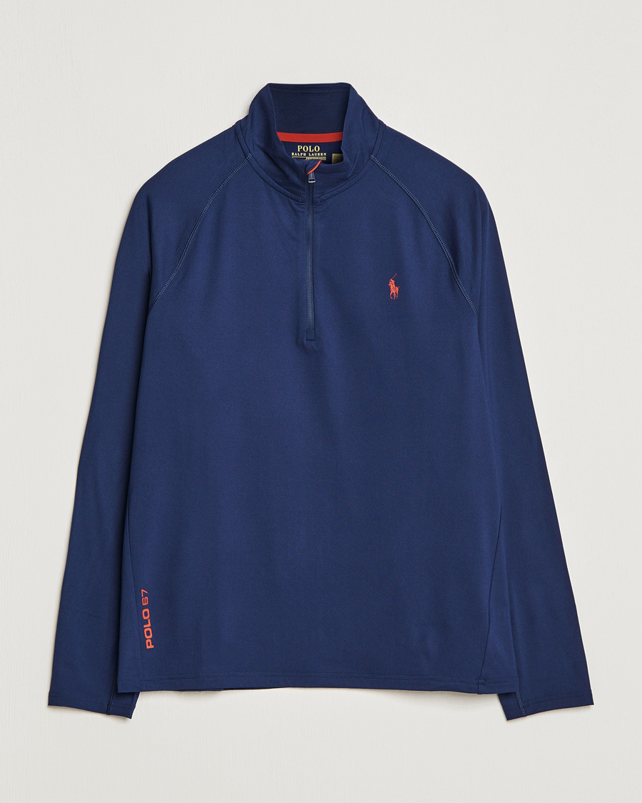 Heren | Truien | Polo Ralph Lauren | Performance Jersey Half-Zip Newport Navy