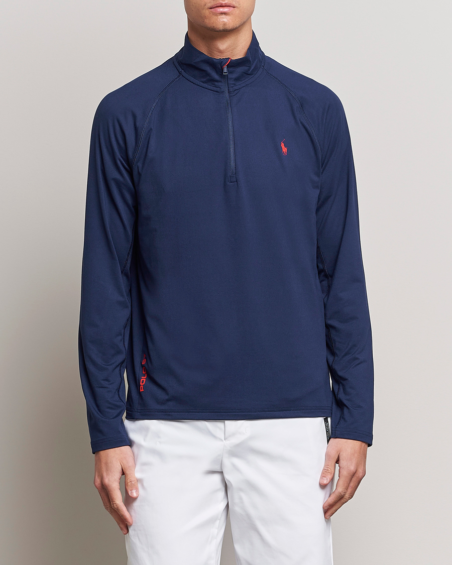Heren | Truien | Polo Ralph Lauren | Performance Jersey Half-Zip Newport Navy