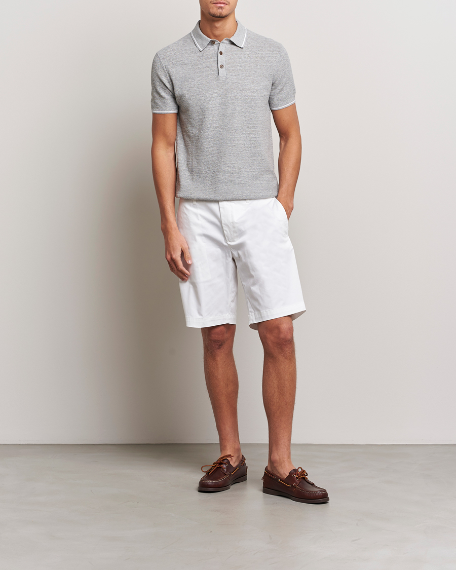 Heren | Polo's | Polo Ralph Lauren | Cotton/Linen Textured Polo Andover Heather