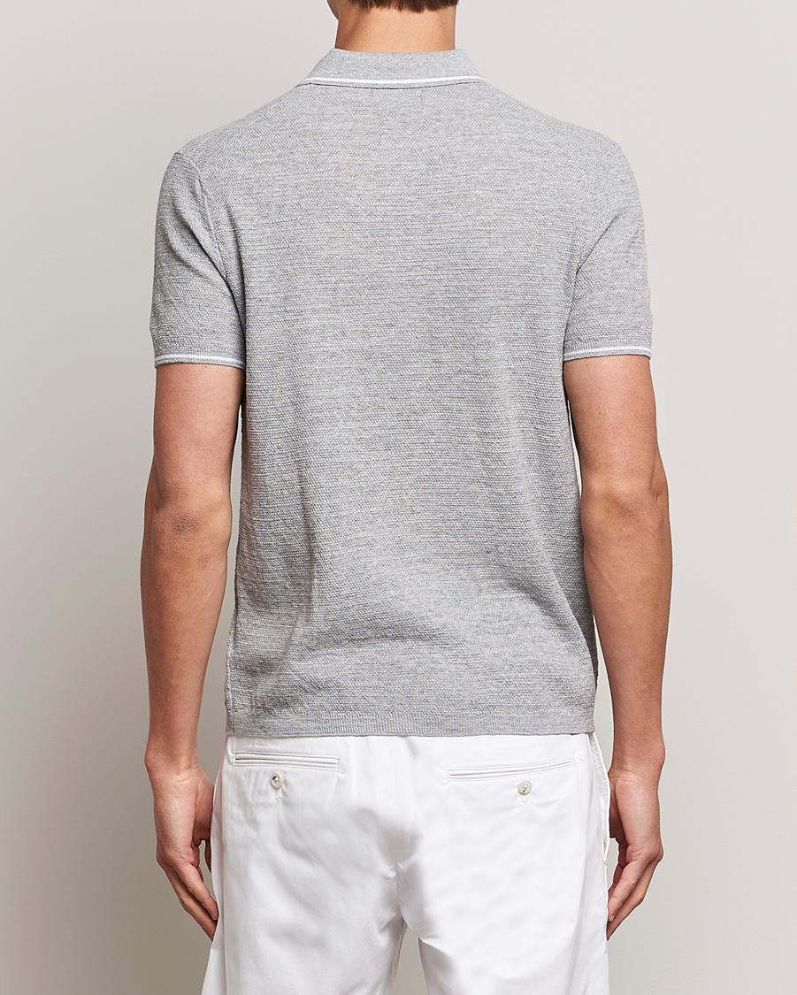 Heren | Polo's | Polo Ralph Lauren | Cotton/Linen Textured Polo Andover Heather