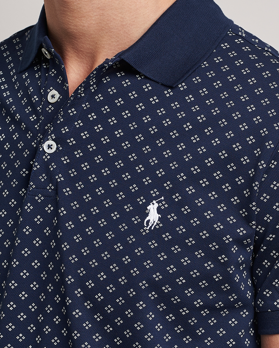 Heren | Polo's | Polo Ralph Lauren | Custom Slim Fit Diamond Dots Polo Newport Navy