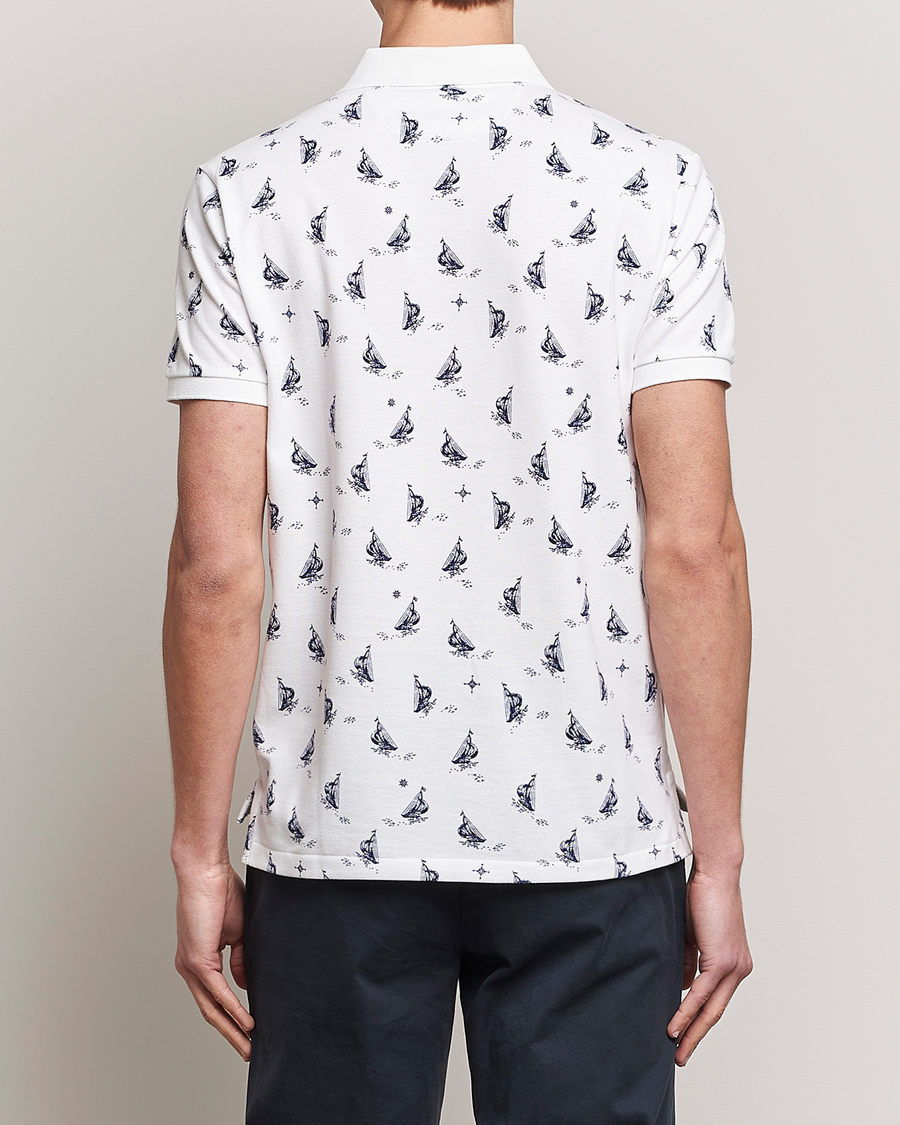 Heren | Polo's | Polo Ralph Lauren | Custom Slim Fit Sailboats Polo White