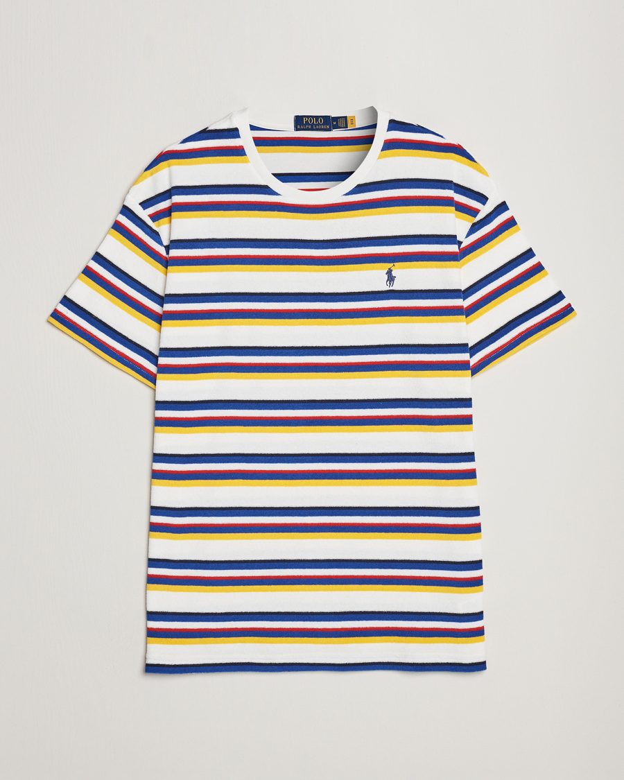 Heren | T-shirts | Polo Ralph Lauren | Cotton Terry Striped T-Shirt Multi