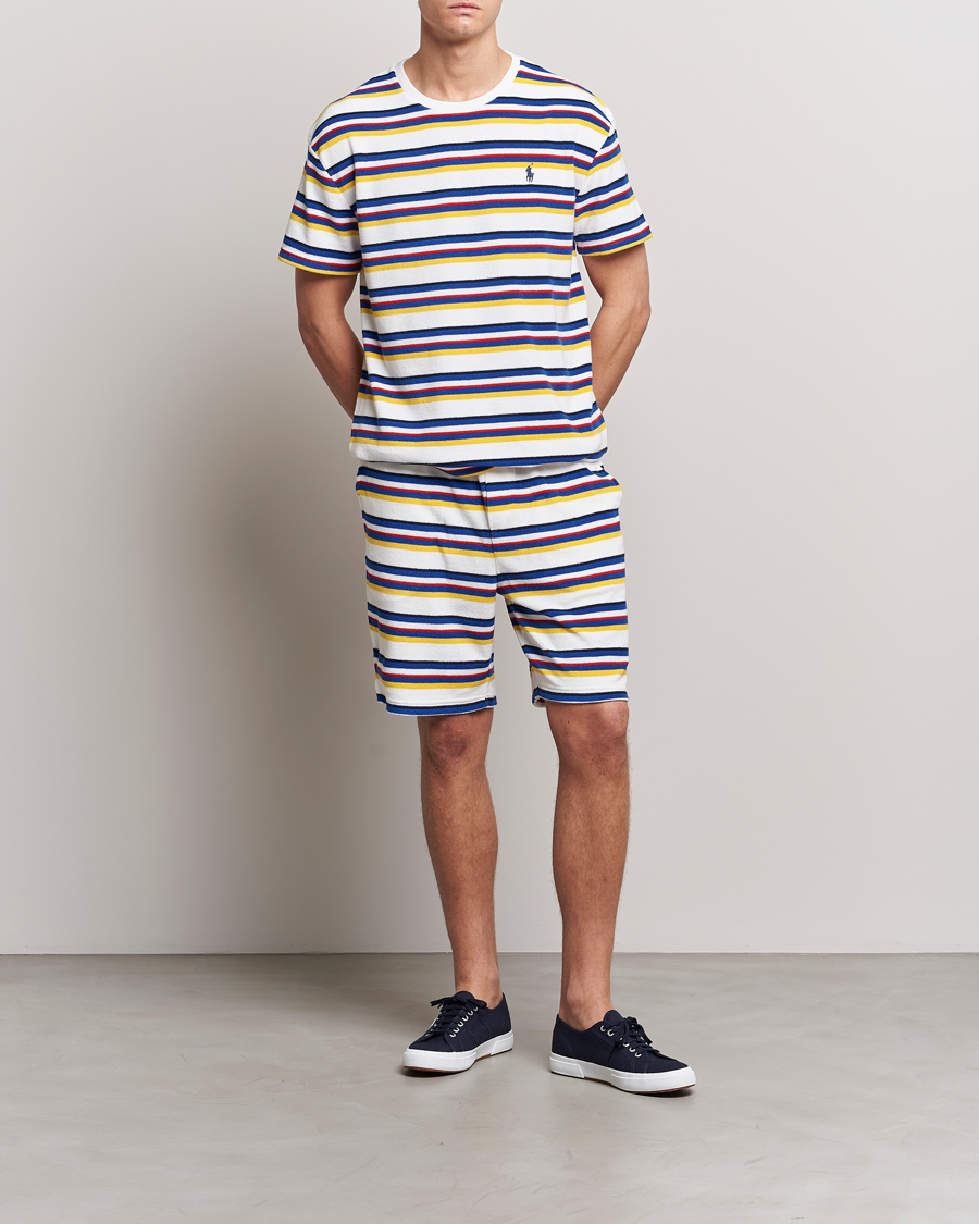 Heren | T-shirts | Polo Ralph Lauren | Cotton Terry Striped T-Shirt Multi