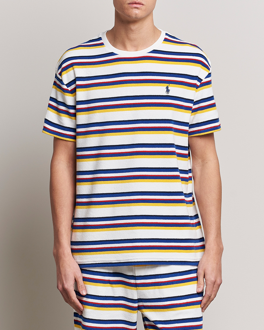 Heren | T-shirts | Polo Ralph Lauren | Cotton Terry Striped T-Shirt Multi