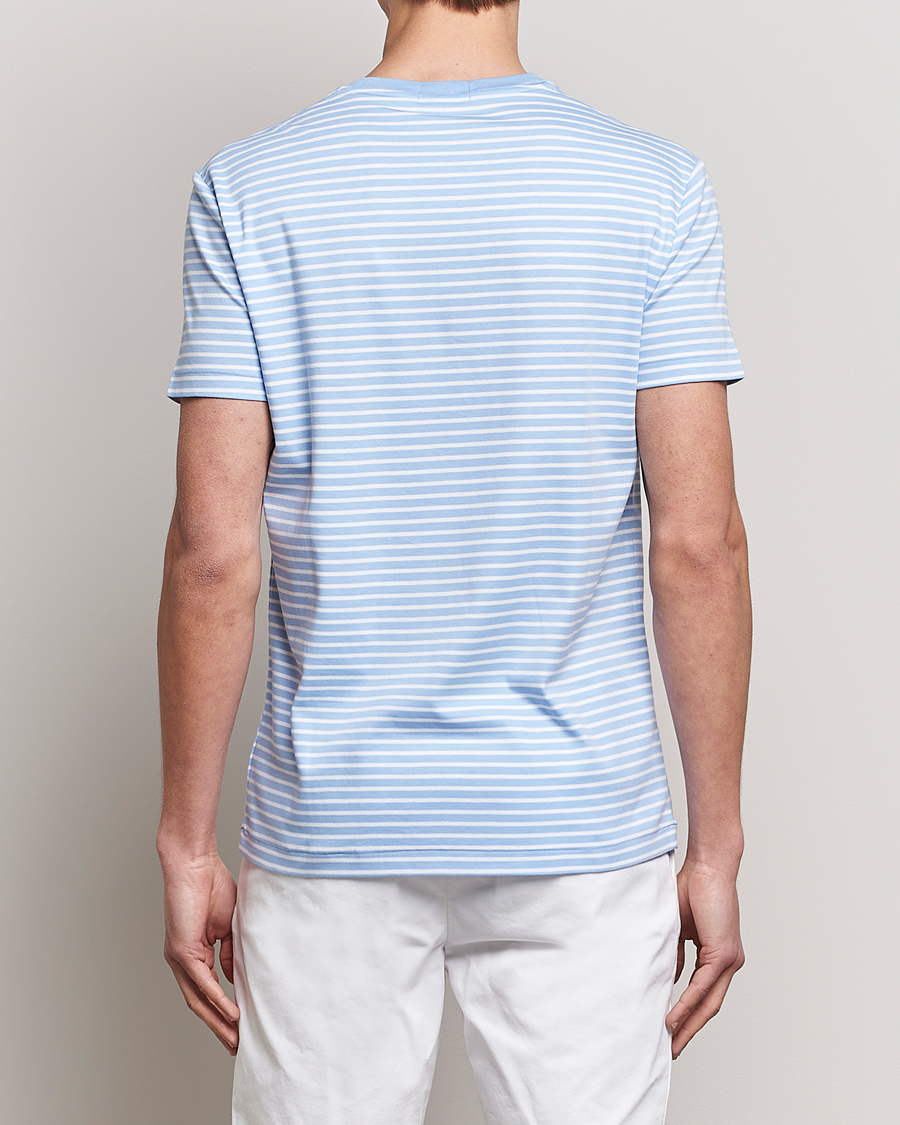 Heren | T-shirts | Polo Ralph Lauren | Luxury Pima Cotton Striped T-shirt Blue/White