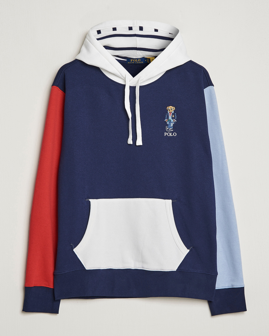 Heren | Truien | Polo Ralph Lauren | Printed Regatta Bear Colorblocked Hoodie Multi