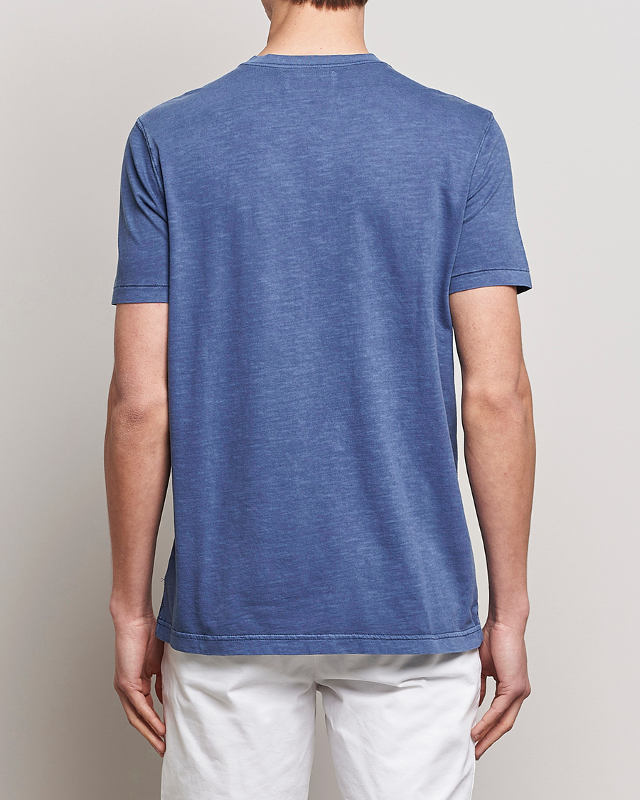 Heren | T-shirts | Polo Ralph Lauren | Slub Jersey Henley T-Shirt Light Navy