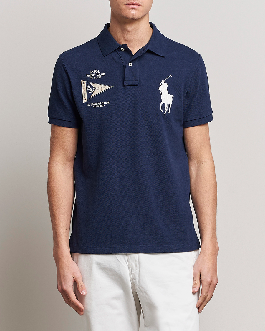 Heren | Polo's | Polo Ralph Lauren | Custom Slim Fit Regatta Polo Newport Navy