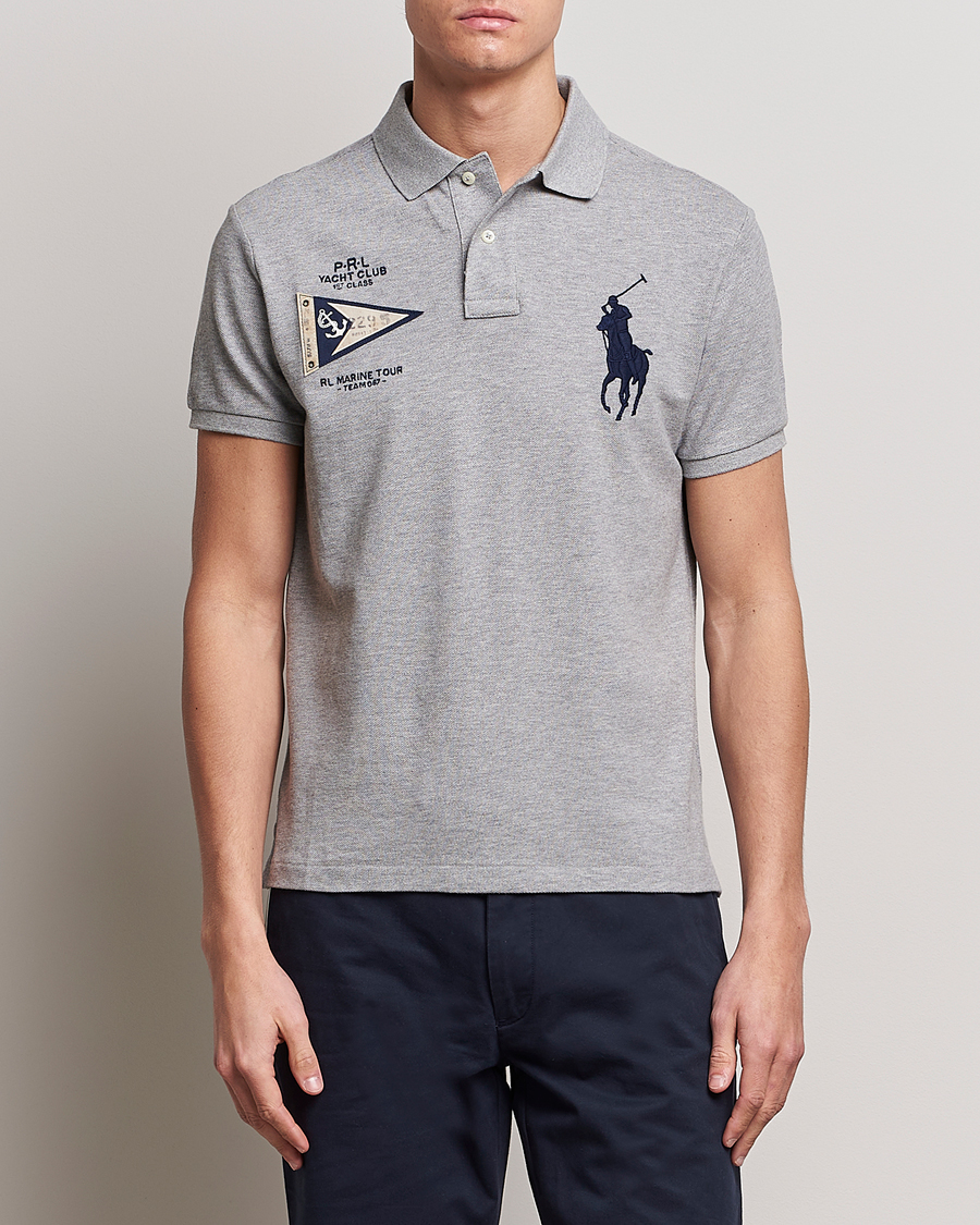 Heren | Polo's | Polo Ralph Lauren | Custom Slim Fit Regatta Polo Andover Heather