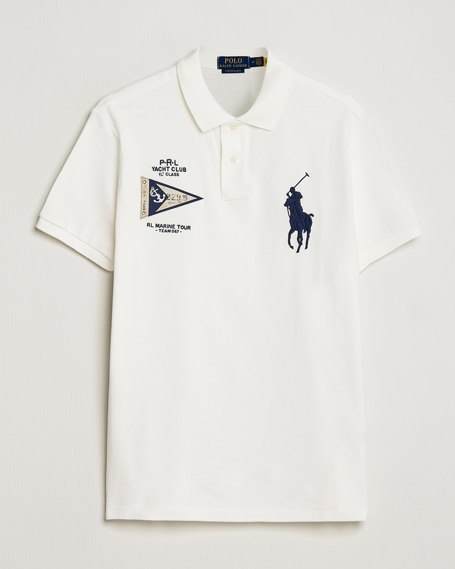 Heren | Polo's | Polo Ralph Lauren | Custom Slim Fit Regatta Polo Nevis White