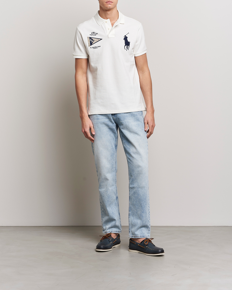 Heren | Polo's | Polo Ralph Lauren | Custom Slim Fit Regatta Polo Nevis White