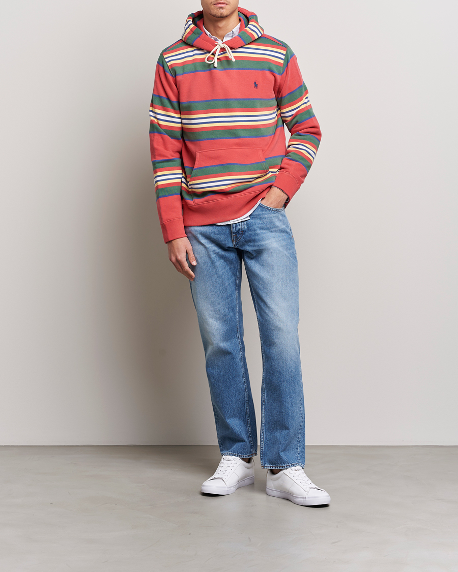 Heren | Truien | Polo Ralph Lauren | Yarn Died Fleece Striped Hoodie Multi