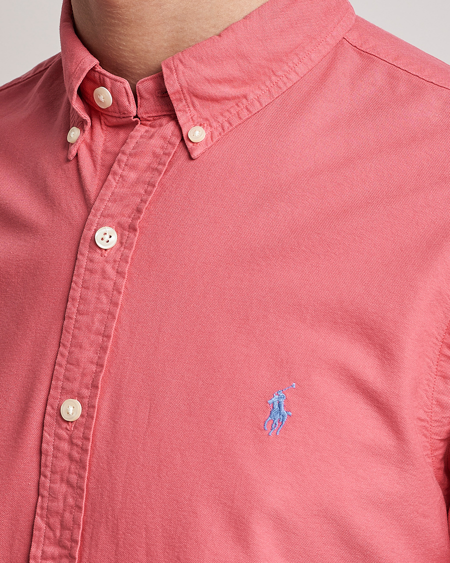 Heren | Overhemden | Polo Ralph Lauren | Slim Fit Garment Dyed Oxford Red Sky