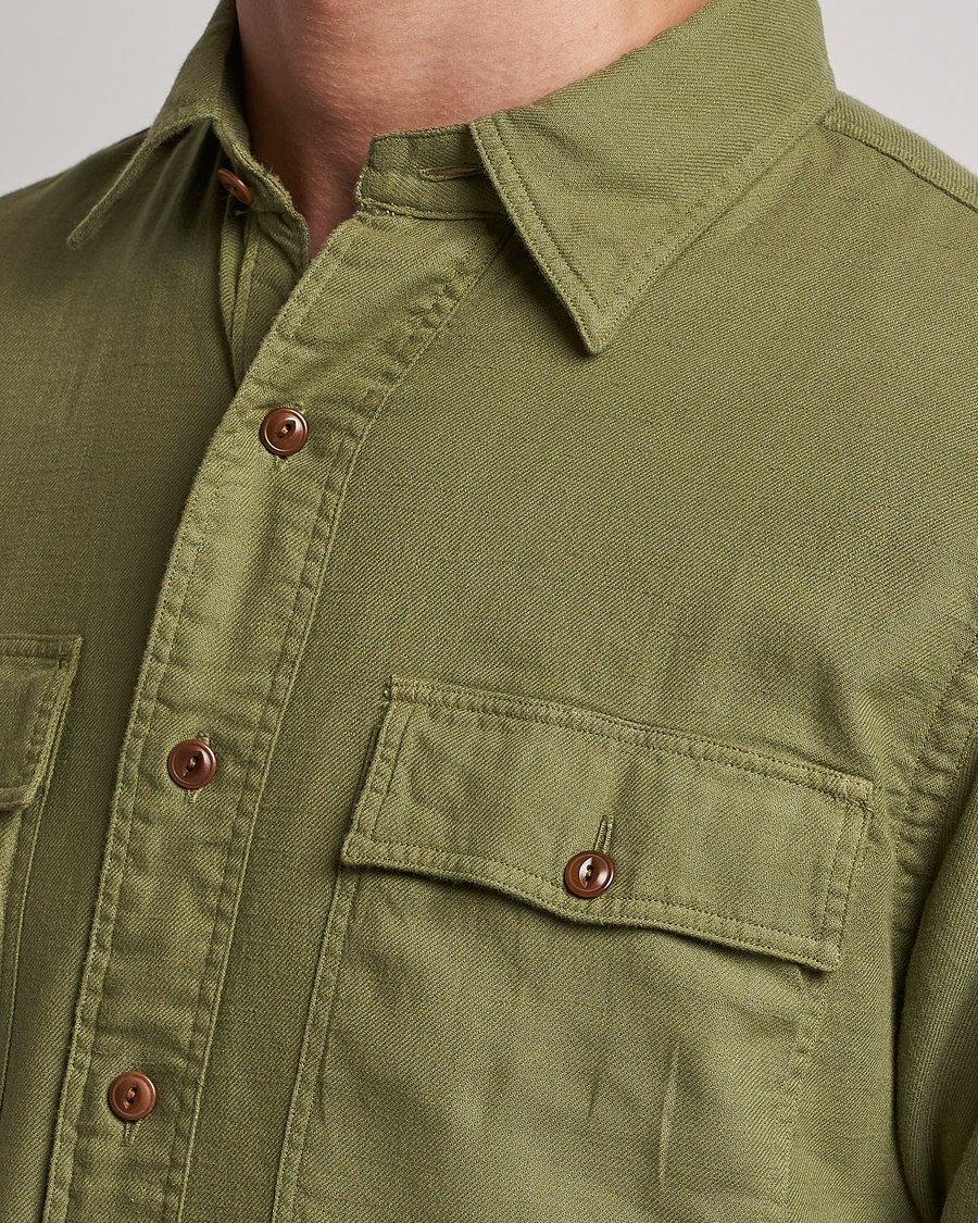 Heren | Overhemden | Polo Ralph Lauren | Cotton Overshirt Sage Olive