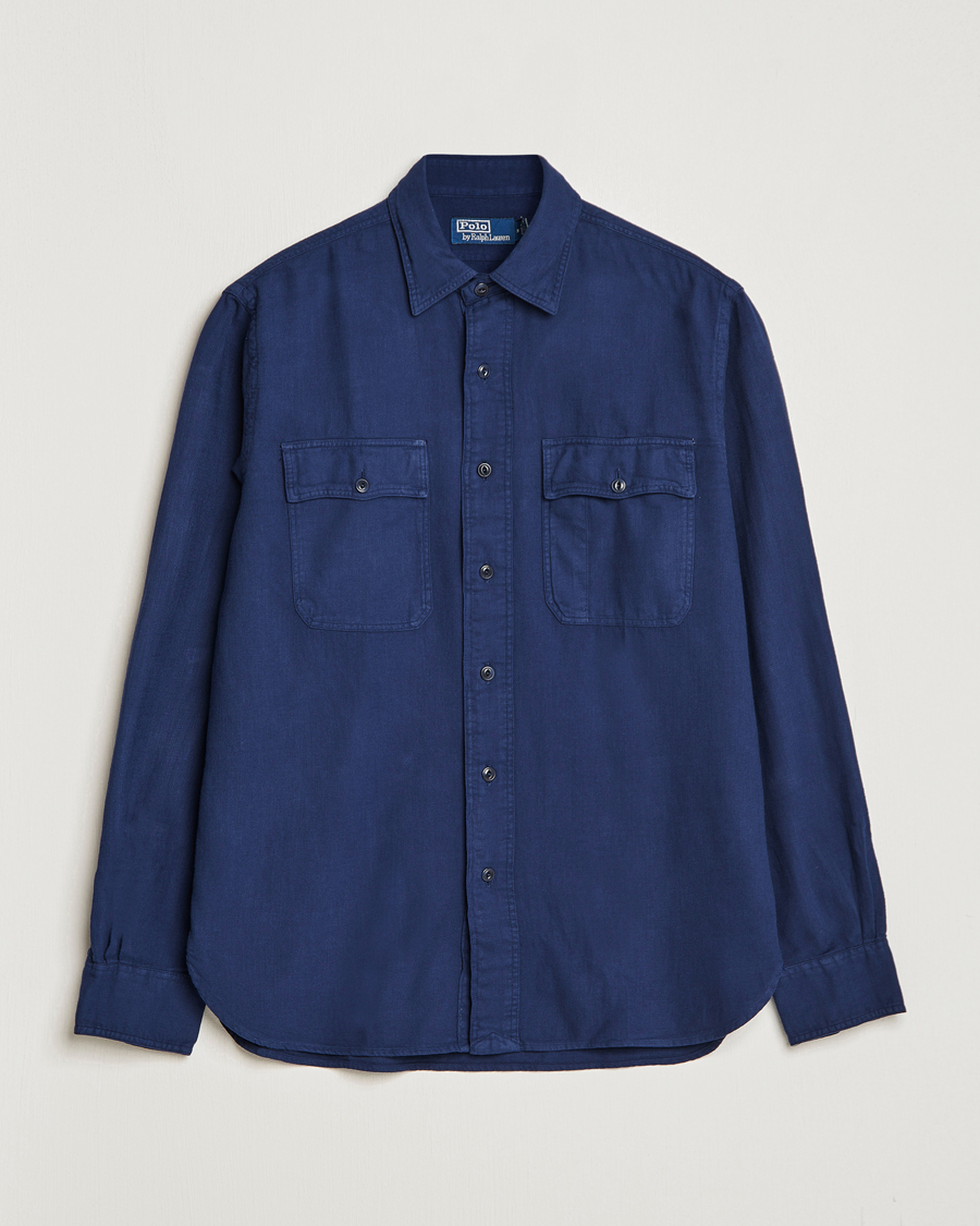Heren | Overhemden | Polo Ralph Lauren | Cotton Overshirt Newport Navy