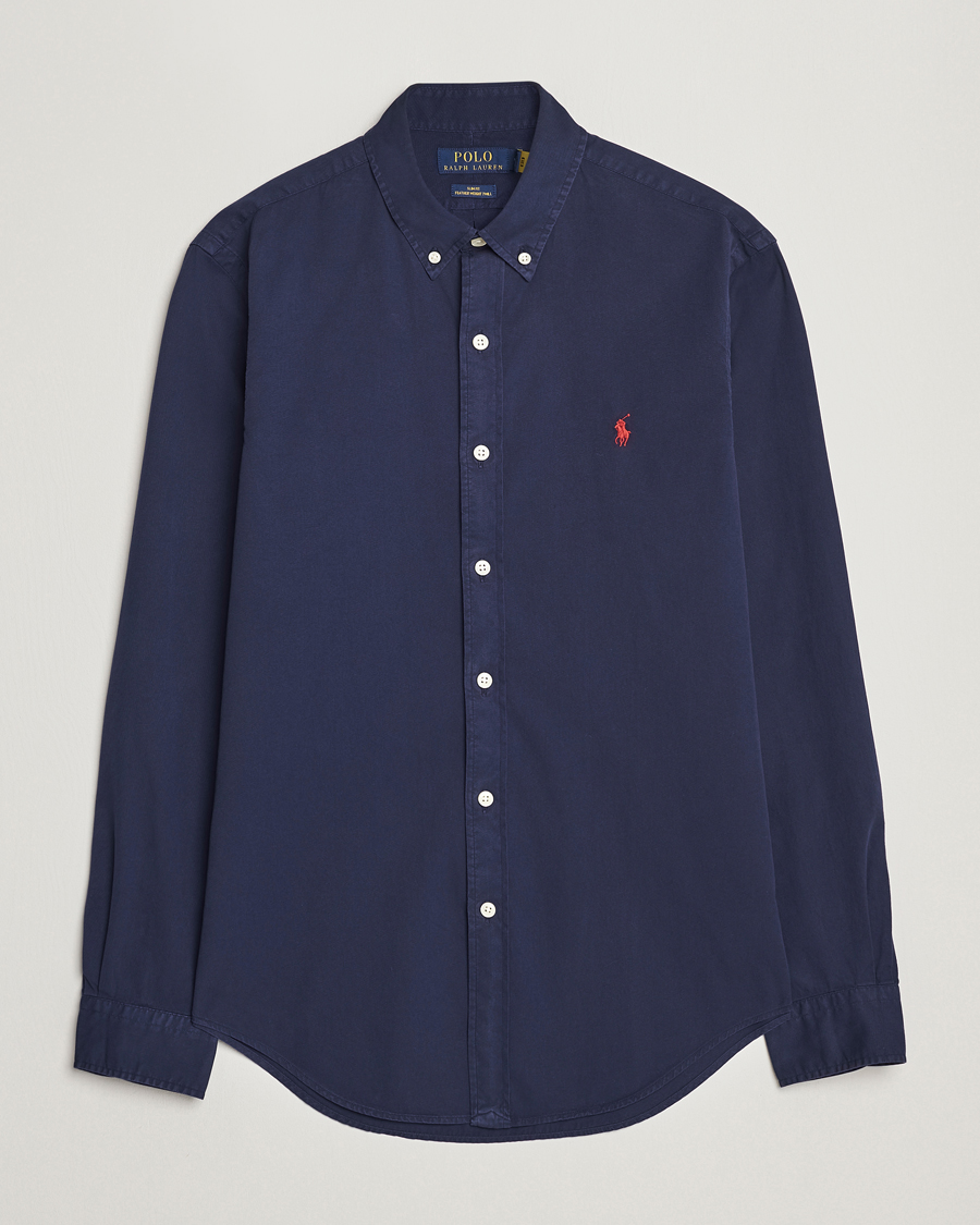 Heren | Overhemden | Polo Ralph Lauren | Slim Fit Twill Shirt Newport Navy