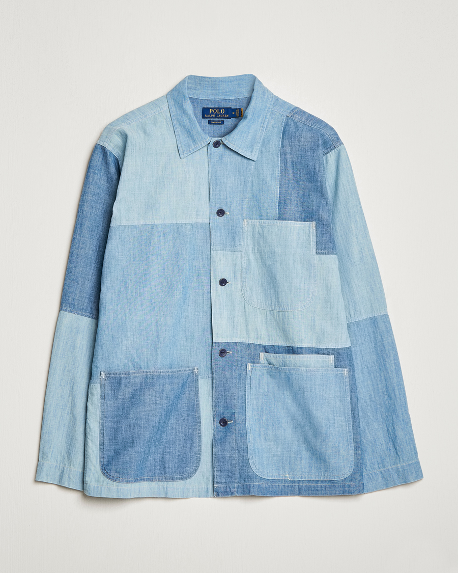 Heren | Jassen | Polo Ralph Lauren | Patchwork Denim Shirt Jacket Indigo