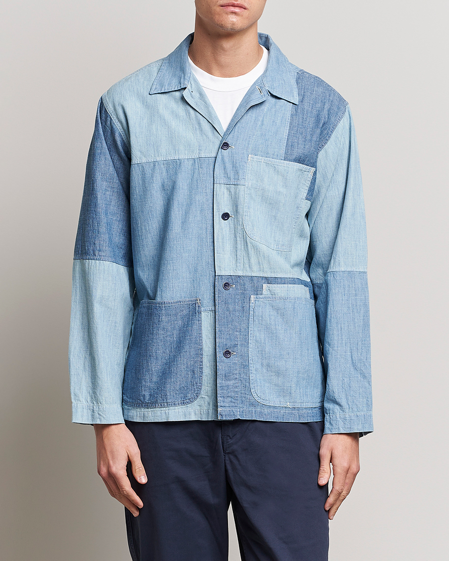 Heren | Jassen | Polo Ralph Lauren | Patchwork Denim Shirt Jacket Indigo