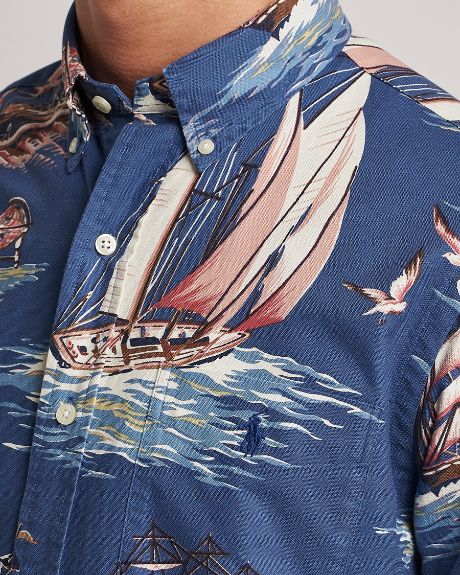 Heren | Overhemden | Polo Ralph Lauren | Printed Regatta Oxford Shirt Blue