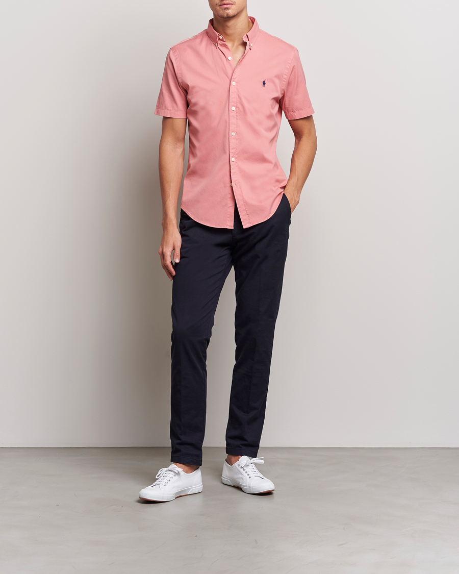 Heren | Overhemden | Polo Ralph Lauren | Twill Short Sleeve Shirt Desert Rose