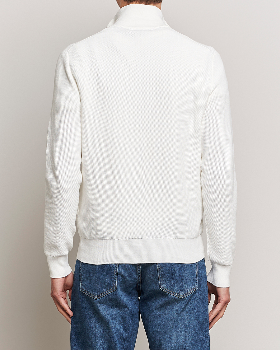 Heren | Truien | Polo Ralph Lauren | Textured Half-Zip Deckwash White
