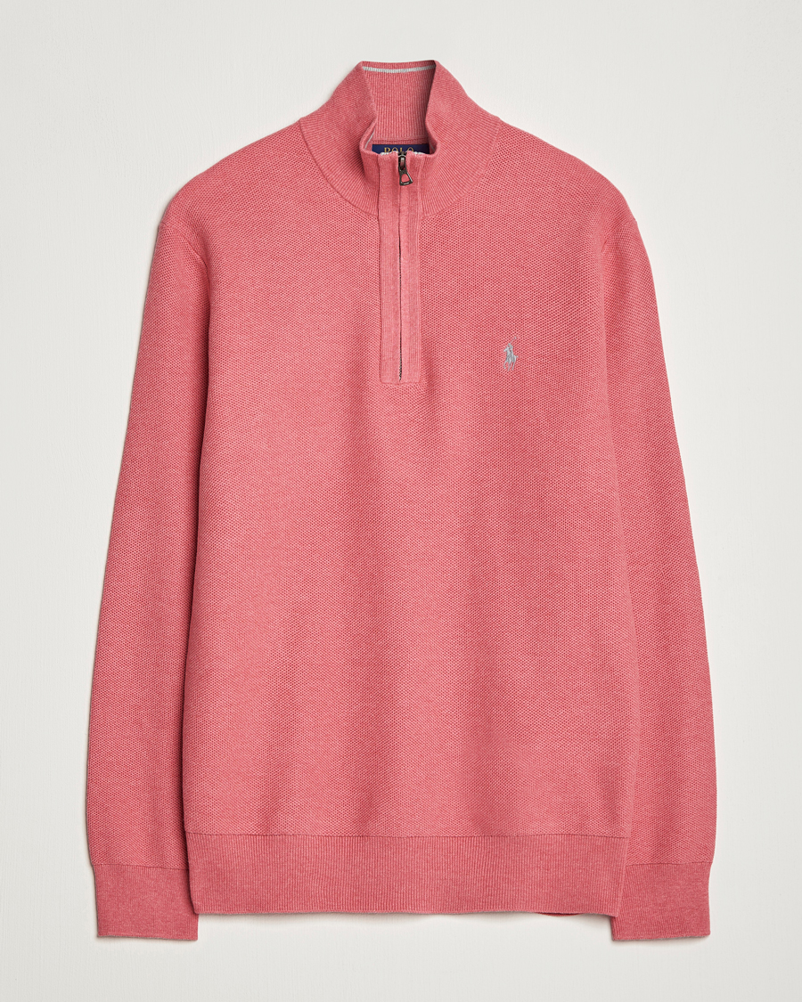 Heren | Truien | Polo Ralph Lauren | Textured Half-Zip Red Sky Heather