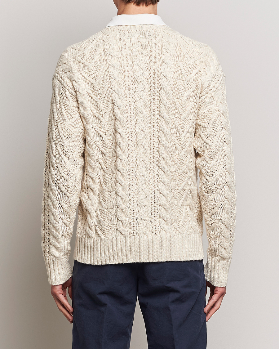 Heren | Truien | Polo Ralph Lauren | Knitted Fishermen Sweater Cream