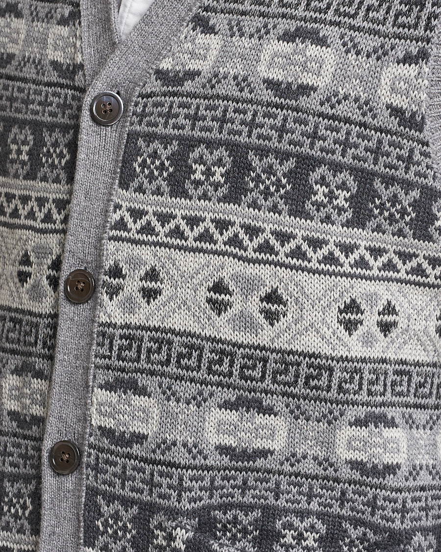 Heren | Truien | Polo Ralph Lauren | Knitted Fairisle Vest Grey