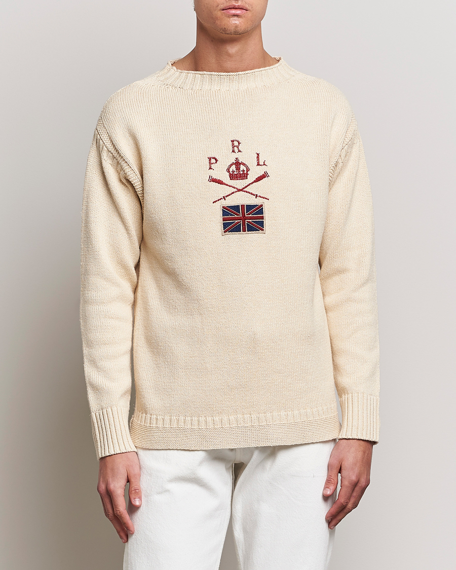 Heren | Truien | Polo Ralph Lauren | Knitted Anchor Sweater Cream